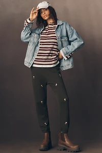 The GREAT. Stadium Embroidered Sweatpants