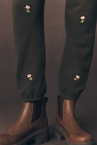 The GREAT. Stadium Embroidered Sweatpants