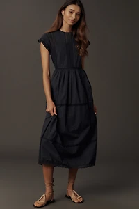 THE GREAT. Sonnet Midi Dress