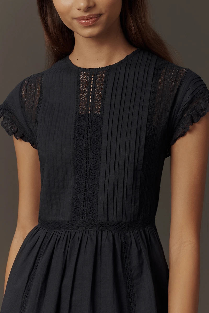 THE GREAT. Sonnet Midi Dress