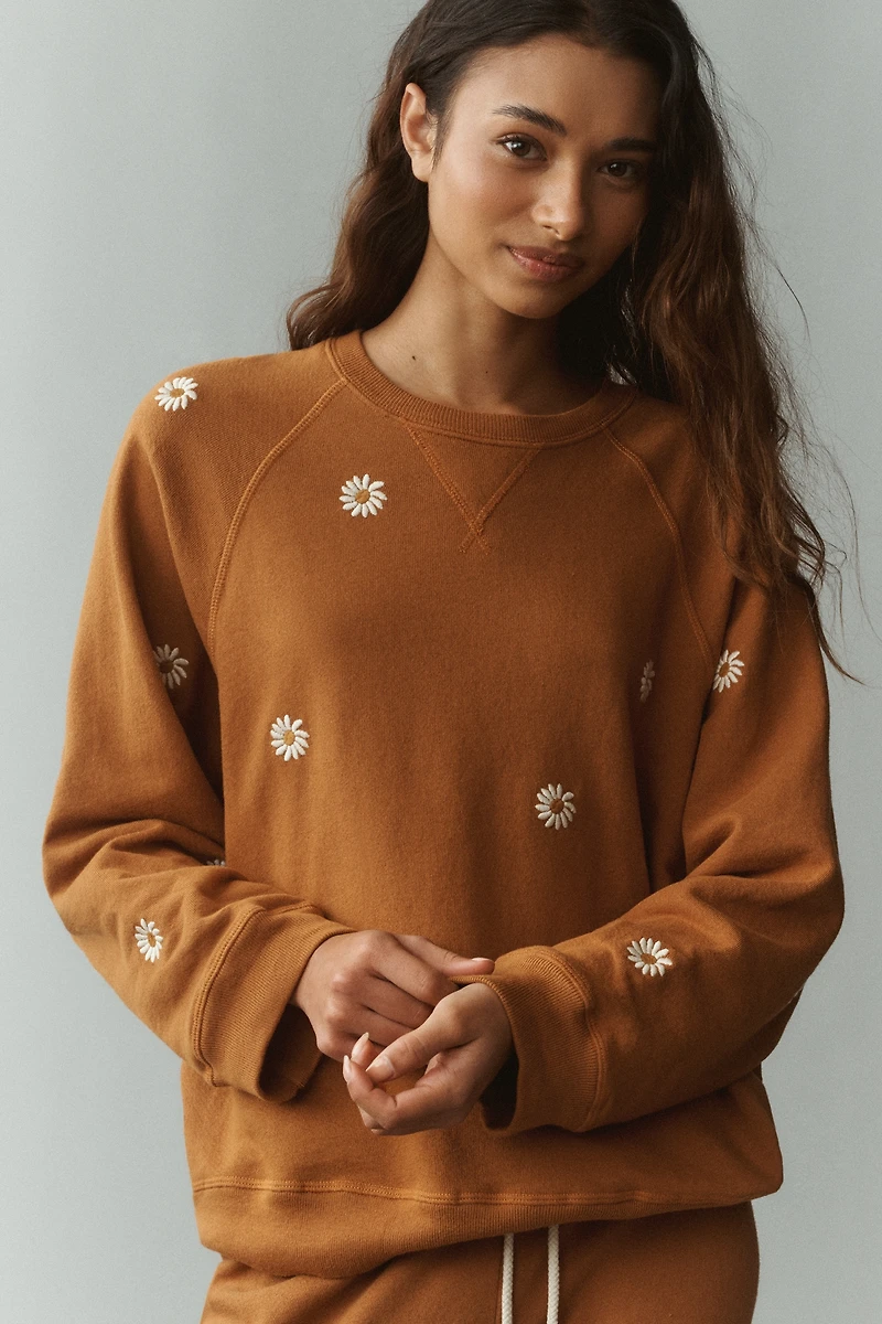 THE GREAT. The Slouch Crew-Neck Sweatshirt