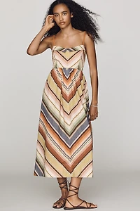 THE GREAT. Verse 100% Cotton Midi Dress