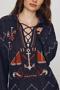 The GREAT. Fisherman Sweater