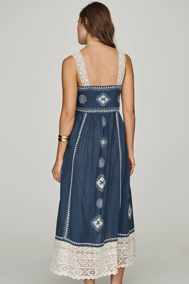 THE GREAT. Sparrow Midi Dress