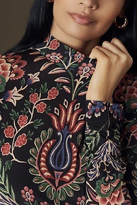 Farm Rio Ikat Floral Shirt