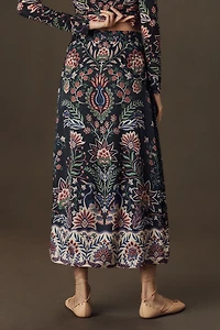 Farm Rio Garden Midi Skirt
