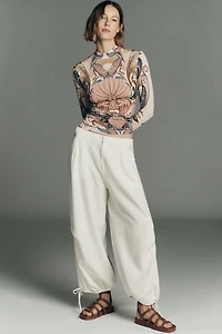 Farm Rio Sea Garden Long-Sleeve Top