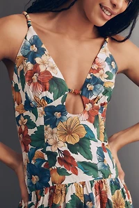 Farm Rio Tropical Cotton Midi Dress