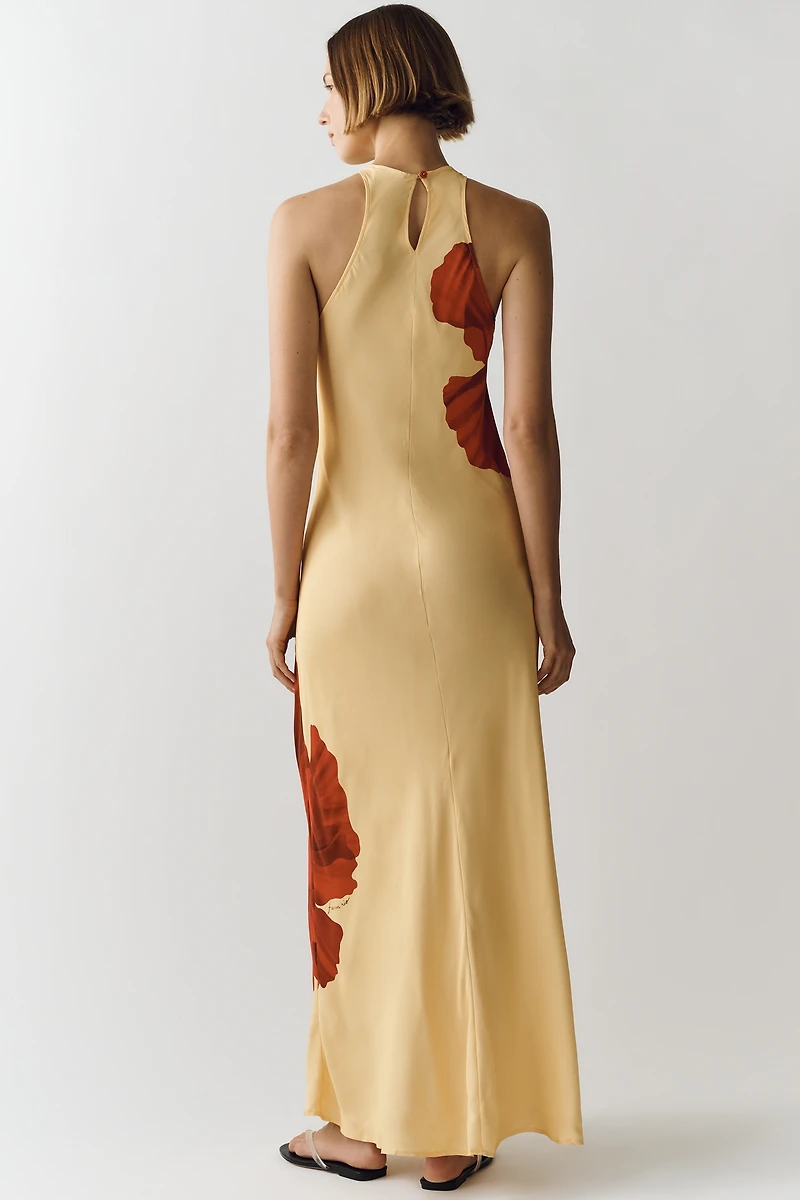 Farm Rio Poppy Print Midi Dress