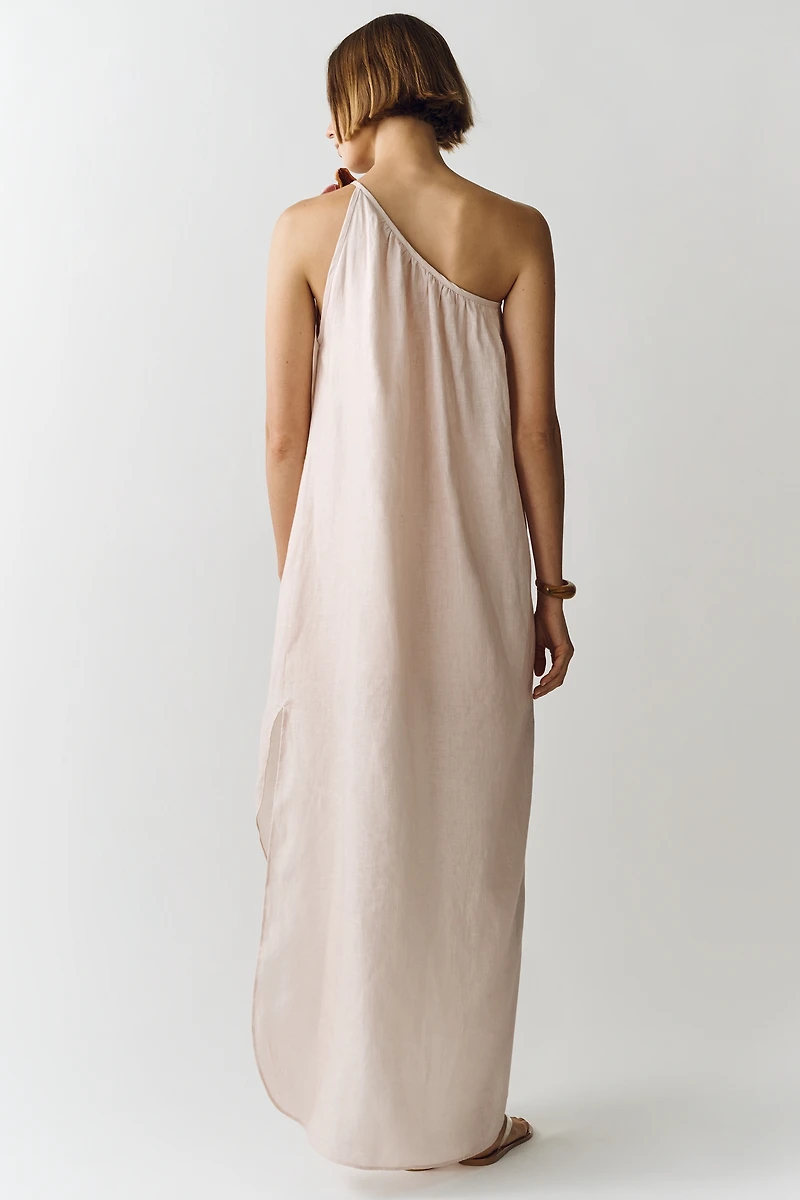 Farm Rio Garden Terrace Linen Maxi Dress