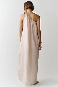 Farm Rio Garden Terrace Linen Maxi Dress