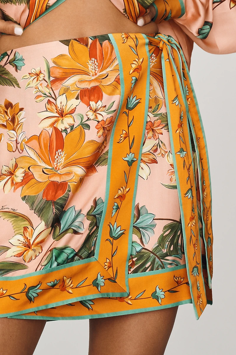 Farm Rio Birds Mini Skirt