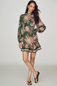 Farm Rio Arabesque Floral Mini Dress