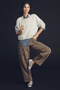 Damson Madder Dion Leopard Carpenter Cargo Pants