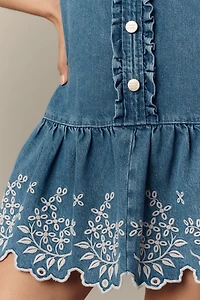 Damson Madder Lana Drop-Waist Mini Dress