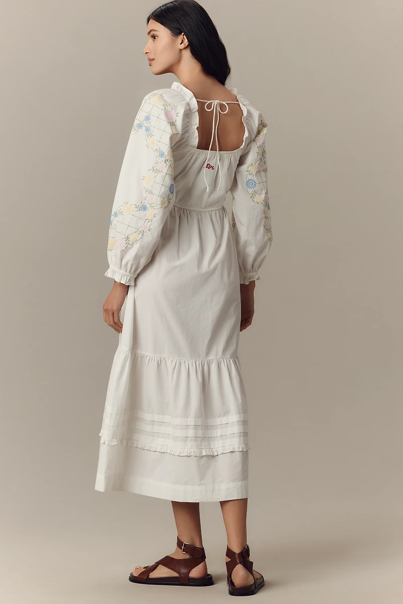 Damson Madder Junia Long-Sleeve Mini Dress