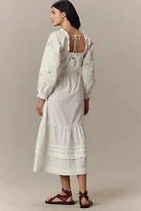 Damson Madder Junia Long-Sleeve Mini Dress