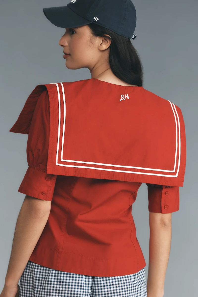 Damson Madder Keisha Collared Blouse