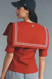 Damson Madder Keisha Collared Blouse