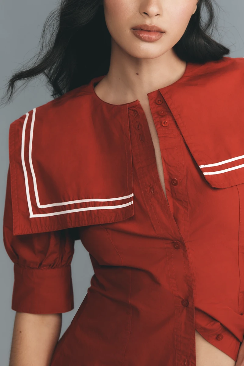 Damson Madder Keisha Collared Blouse