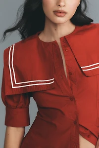 Damson Madder Keisha Collared Blouse