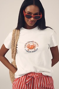 Damson Madder Crabby Bow Shrunken Graphic Tee