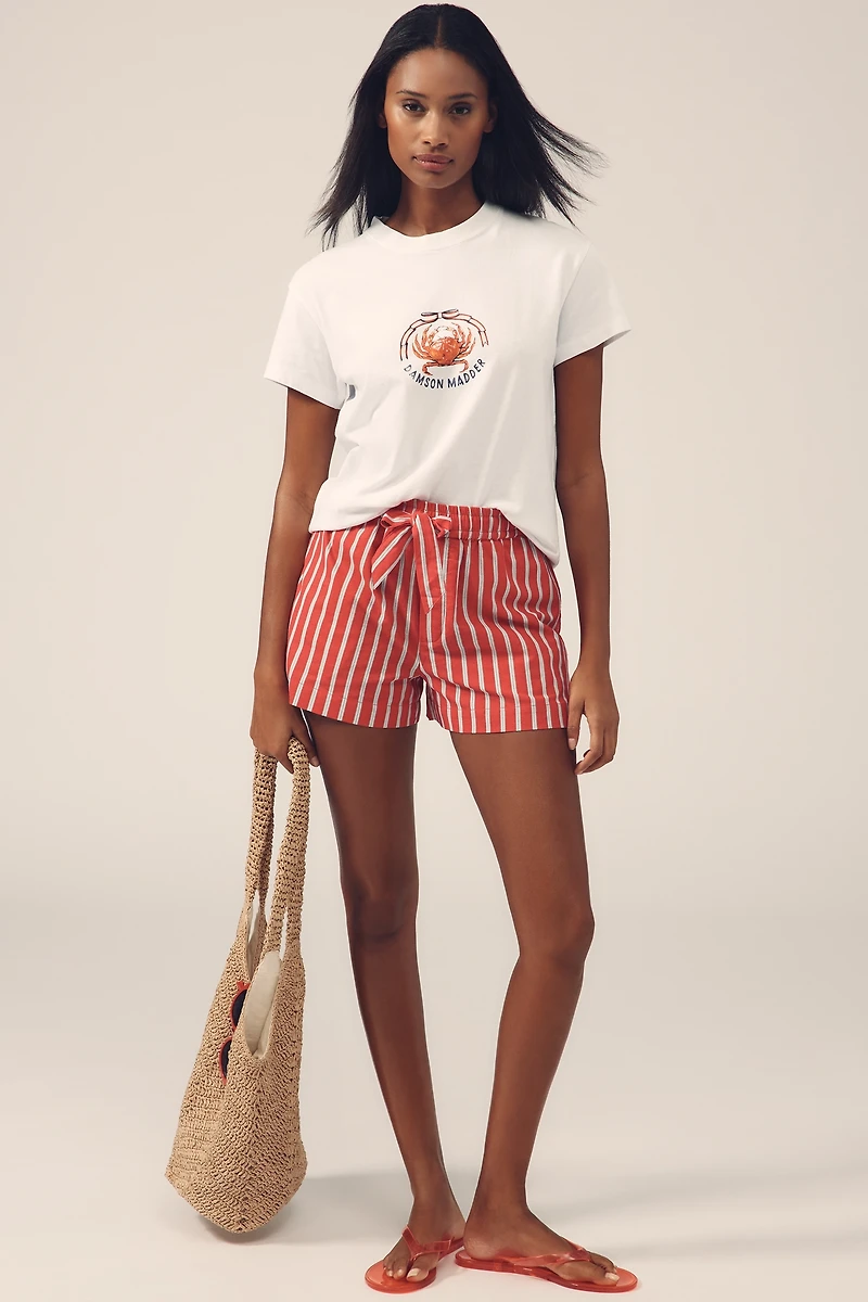 Damson Madder Crabby Bow Shrunken Graphic Tee