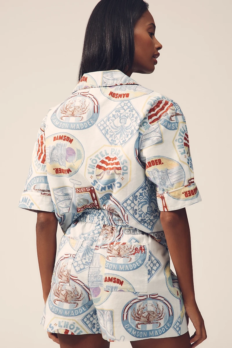 Damson Madder Printed Pull-On Shorts