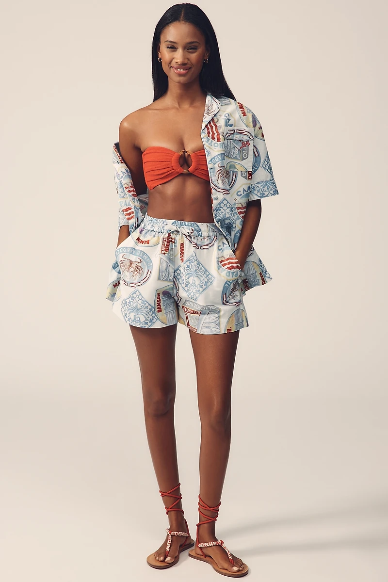 Damson Madder Printed Pull-On Shorts