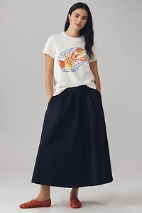 Damson Madder x Anthropologie Plate de Homard Shrunken Graphic Tee