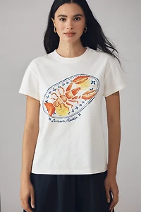 Damson Madder x Anthropologie Plate de Homard Shrunken Graphic Tee