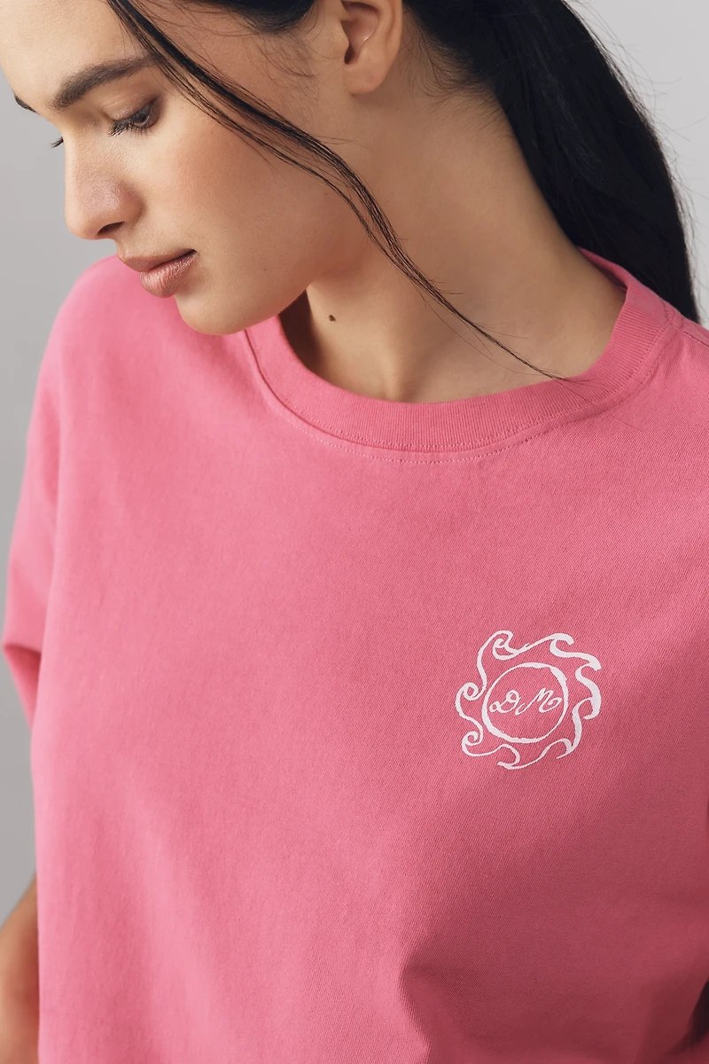 Damson Madder x Anthropologie Summer From The Sea Oversized Graphic Tee