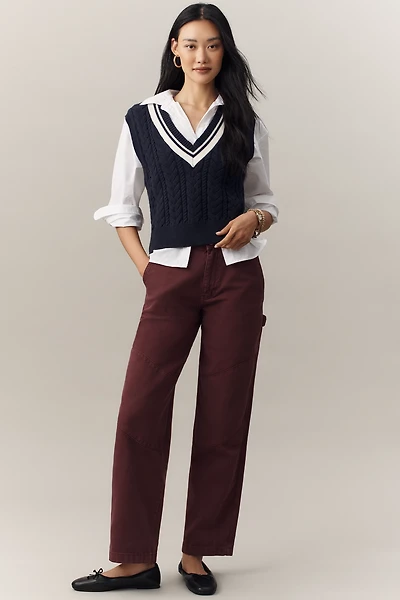 Damson Madder Drew Mid-Rise Relaxed Jeans