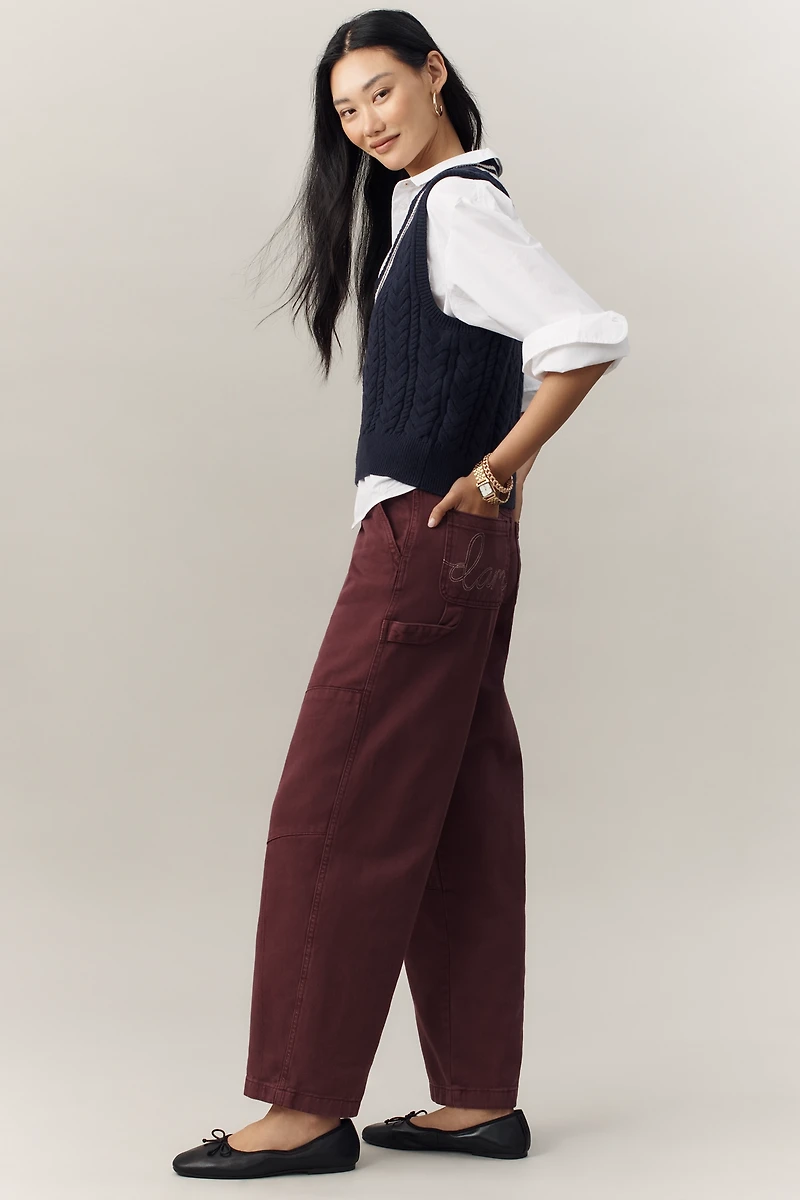 Damson Madder Drew Mid-Rise Relaxed Jeans