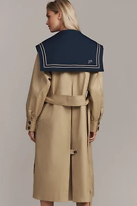 Damson Madder Ella Sailor Trench Coat