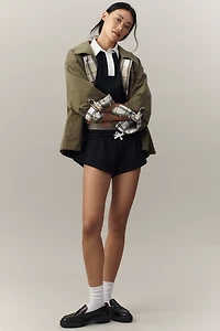 Damson Madder Jerry Short Trench Coat