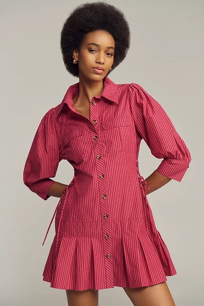 Damson Madder Maisie Mini Shirt Dress