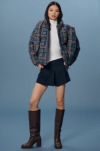 Damson Madder Hooded Pearl Puffer Coat