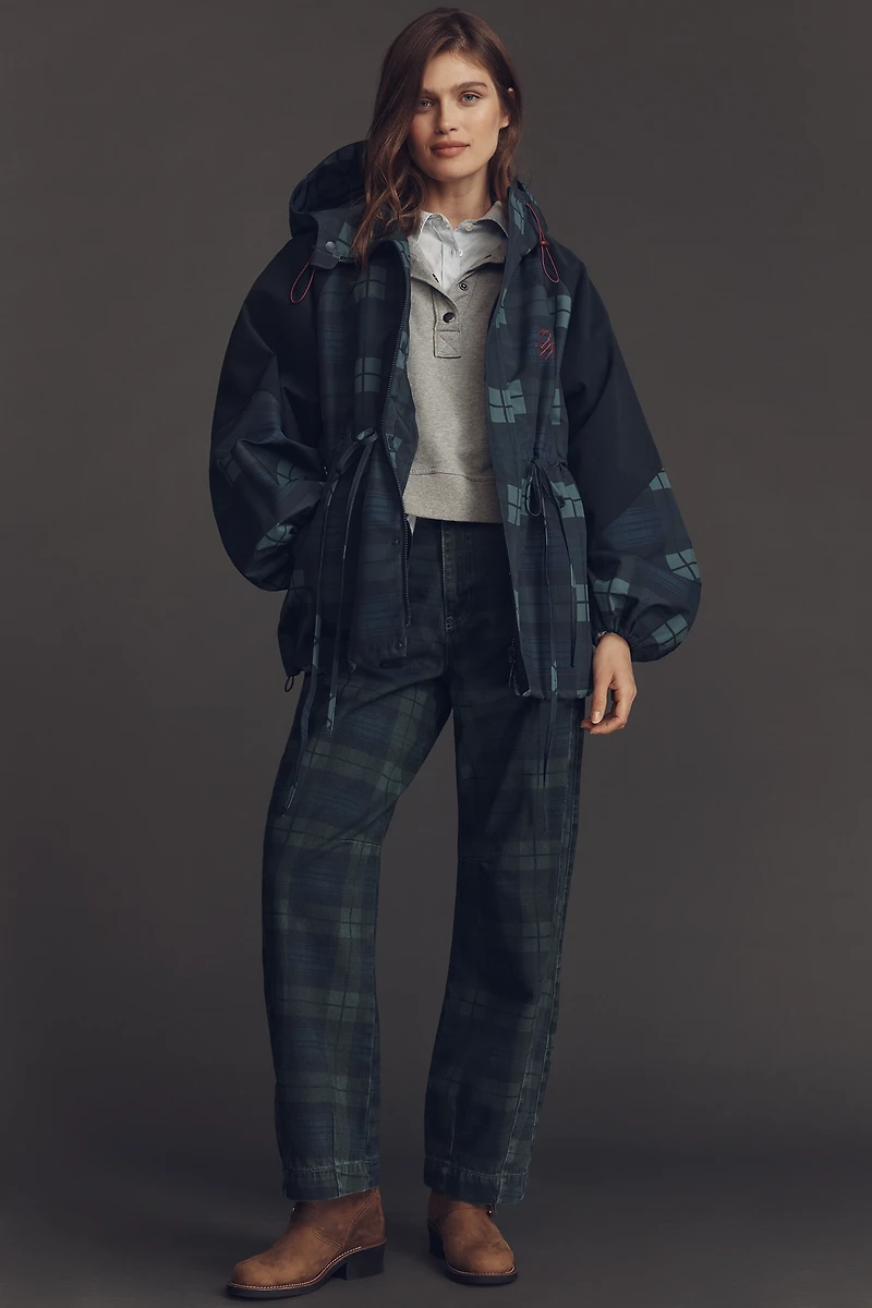 Damson Madder Liu Plaid Raincoat
