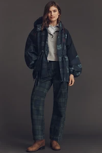 Damson Madder Liu Plaid Raincoat