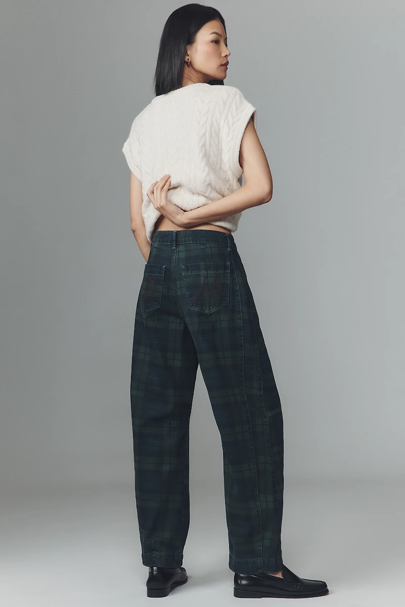 Damson Madder Neve High-Rise Straight-Leg Jeans