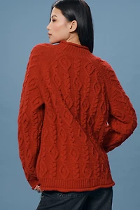 Damson Madder Stitch Interest Sweater