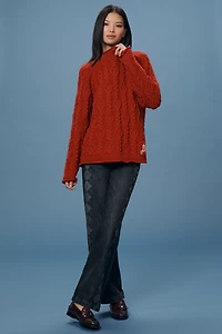Damson Madder Stitch Interest Sweater