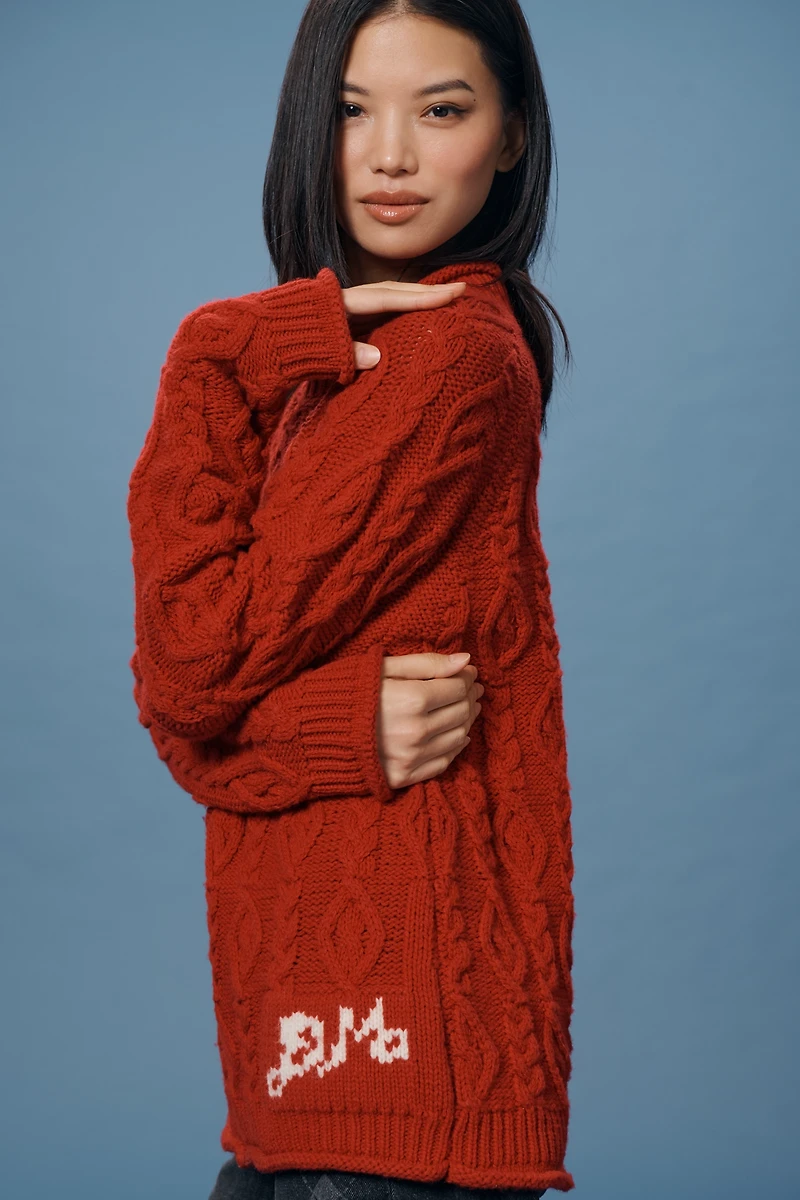 Damson Madder Stitch Interest Sweater