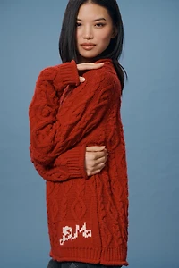 Damson Madder Stitch Interest Sweater