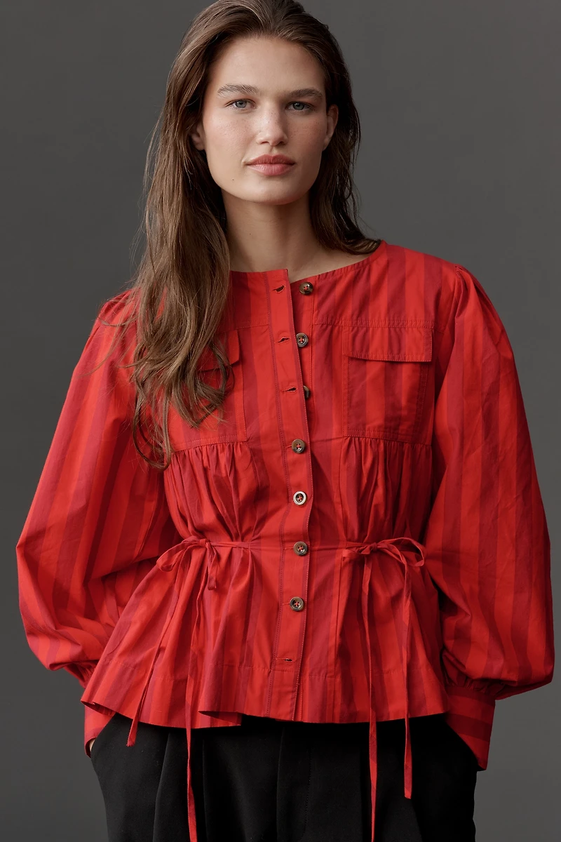 Damson Madder Charlize Buttondown Blouse