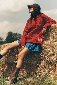 Damson Madder Raphaela Shirred Mini Dress