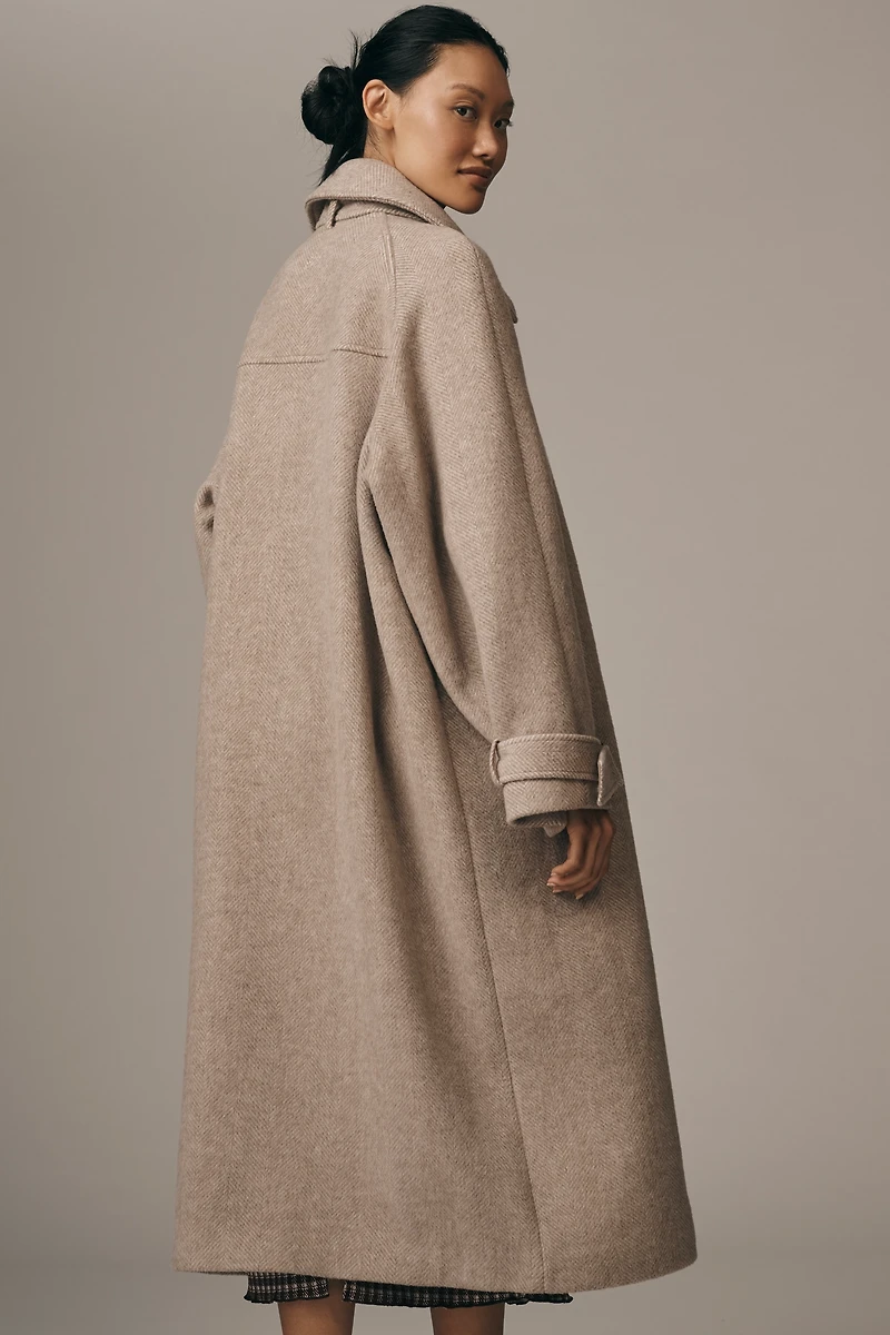 Damson Madder Jude Wool Coat