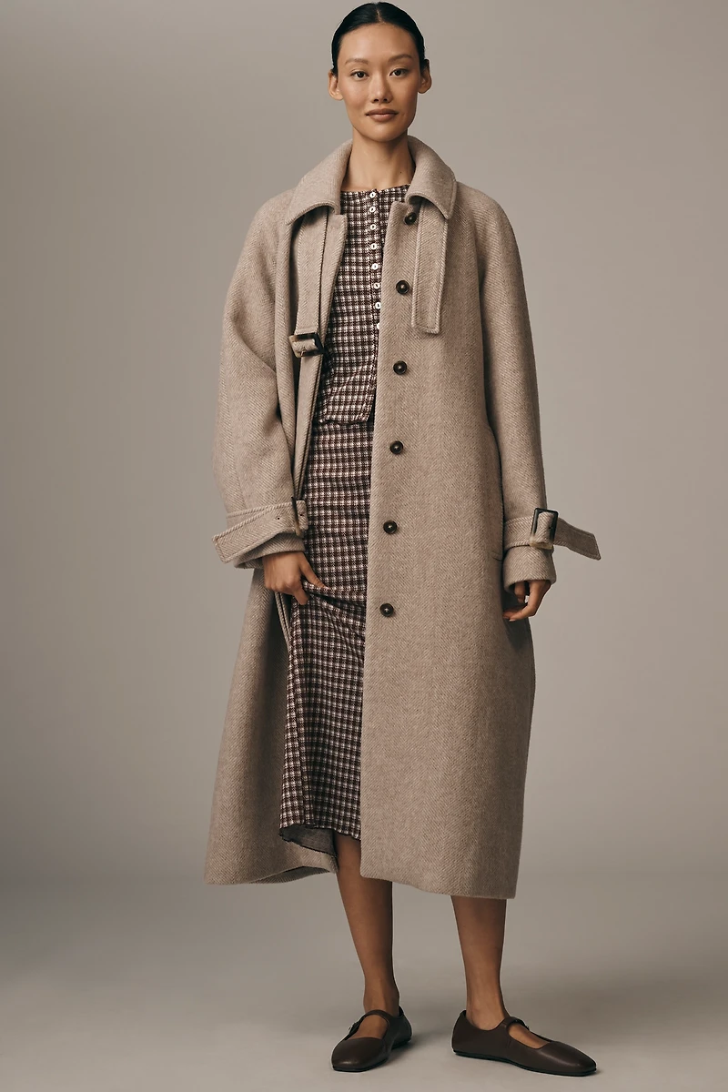 Damson Madder Jude Wool Coat