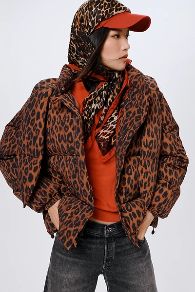 Damson Madder Hooded Pearl Puffer Coat